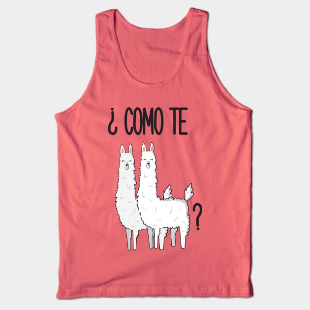 Como Te Llamas? Tank Top by Dreamy Panda Designs